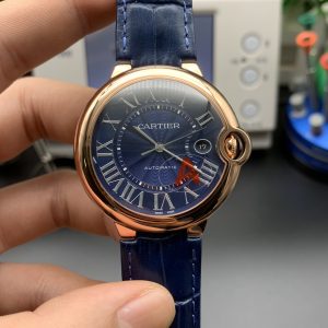 Gold-Trimmed Balloon Blue Dial 42mm